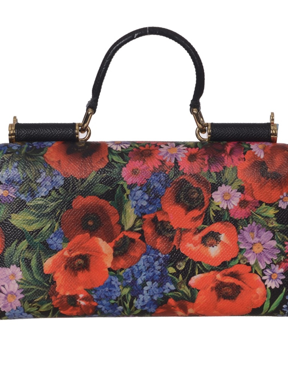 ♥️Dolce & Gabbana Small Floral Print Top-Handle Multicolor Women’s Bag♥️ - Picture 4 of 16